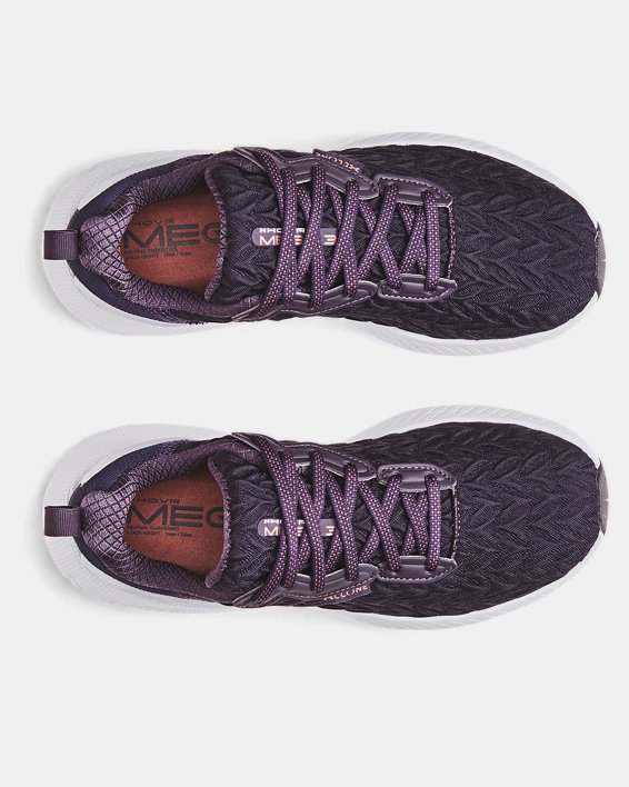 Women's UA HOVR™ Mega 3 Clone Running Shoes, Purple, pdpMainDesktop image number 2
